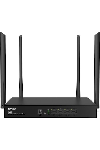 Tenda W18E AC1200 2.4/5 GHz 4 Port 128 MB Kablosuz Gigabit Router