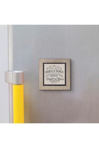 Yeşaya 26:3 Baskılı Mdf Magnet 7x7 427