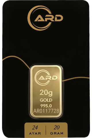 Ard 20 Gr 995 24 Ayar Külçe Altın