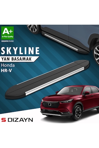 S-dizayn Honda Hr-v 3 Skyline Krom Yan Basamak 173 Cm 2021 Üzeri A+ Kalite