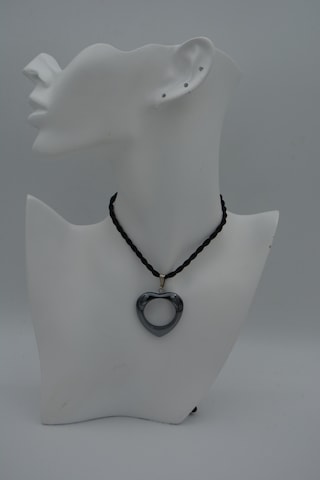 Stoneage Kalp Kesim Hematit Kolye Çok Renkli