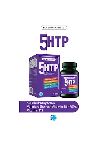 Tabvitamins 5htp 30 Kapsül