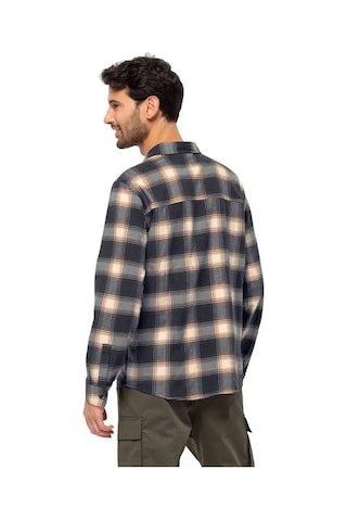 Jack Wolfskin 1403801-22846 Wanderweg M Erkek Outdoor Gömlek Renkli Çok Renkli