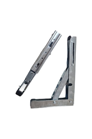 Şen Metal Mandallı Katlanabilir Masa Konsolu Çinko 30cm 1çift Krom