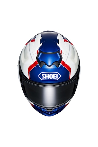 Shoei Gt-air 3 Realm Kapalı Motosiklet Kaskı Beyaz - Mavi - Kırmızı
