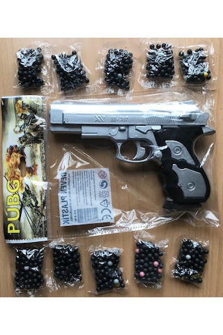 Pubg Boncuklu Tabanca + 10 Paket Mermi