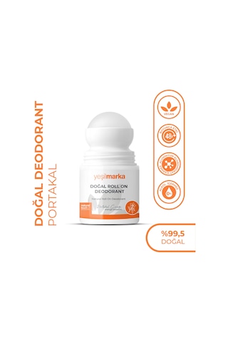Yeşilmarka Portakal Kokulu Doğal Unisex Roll-On Deodorant 50 ML