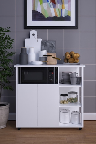 Malta Çok Amaçlı Dolap Mikrodalga Dolap Mdf