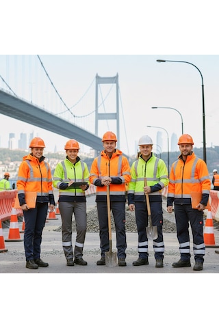 Sara Hı-vız Drogowıec Softshell Sarı