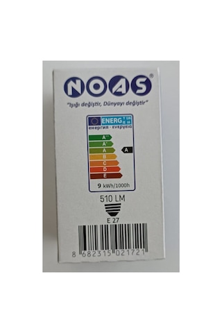 Noas 9w Tasarruflu Led Ampul 10 Adet