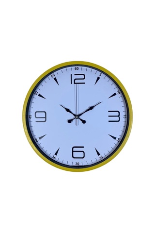 Yellow Line 36 Cm Duvar Saati Çok Renkli