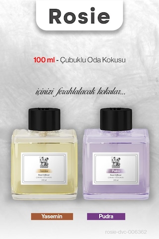 Yasemin Ve Pudra Rosıe Çubuklu Oda Kokusu 100 Ml Fresh