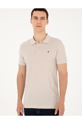 Pierre Cardin Erkek Taş Tişört Basic 50291625-vr049 Taş