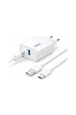 Wizz 10w Usb-a Şarj Adaptörü Ve Type-c Kablo Seti Hızlı Ve Güvenli Şarj Aleti