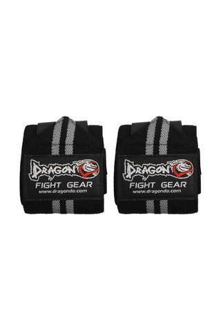 Dragondo 63911 Halter Ve Fitness Bilek Bandajı Yeni Seri Siyah - Gri
