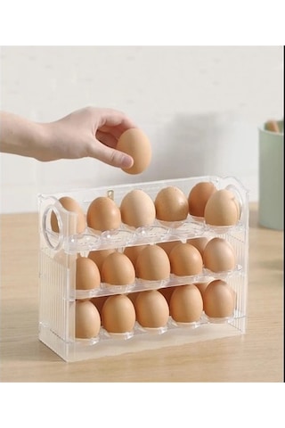 Buzdolabı Yumurta Organizeri 30 Aadet İçin Yumurta Rafı