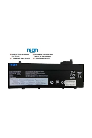 Nion Lenovo Thinkpad T480s Type 20l7 20l8 Notebook Batarya - Pil
