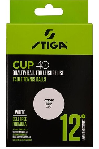 Stiga Table Tenis Ball Cup Pinpon Topu Beyaz 12li 1110-2510-12
