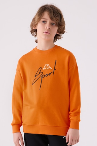 Kappa Erkek Çocuk Turuncu Sweatshirt Turuncu