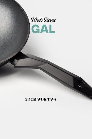 Gal Wok Tava 28 Cm Siyah