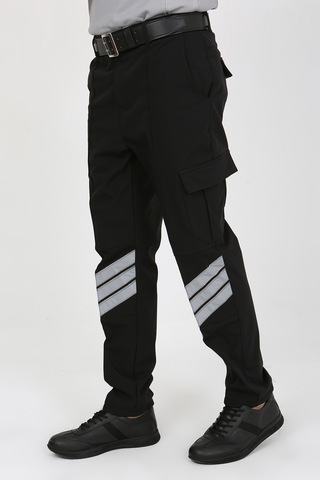 Yeni Tip Termo Likra Pantolon İçi Polarlı Kışlık Siyah Güvenlik Unisex Pantolon Ripstop Kışlık İçi Polarlı