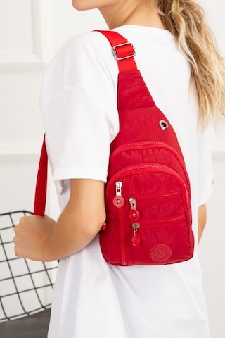 Su Geçirmez Krinkl Kumaş Kadın Bodybag Çapraz Çanta 1035