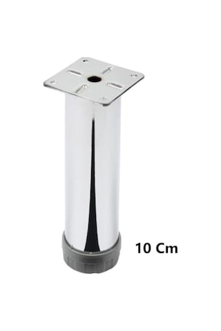 Kanepe Koltuk Çekyat Yükseltme Ayağı Tablalı Krom Metal 10 Cm 4 Adet Vidaları İle Birlikte Diğer