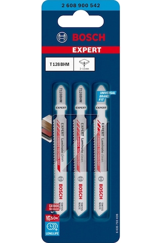 Bosch Expert T 128 Bhm 3'lü Laminant İçin Dekupaj Bıçağı 2608900542