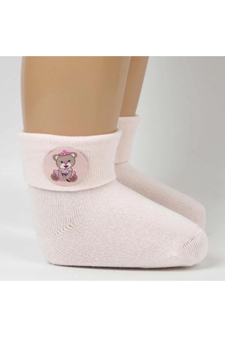 Bukre Aks Kız Bebek Soket Çorap K46292 Asorti Çok Renkli