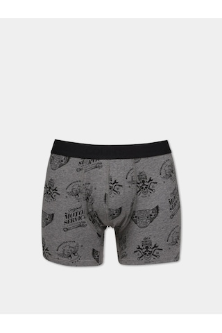 Colin's Colins Modern Fit Baskılı Erkek Gri Boxer Cl1075761 Q1.v2 Mga Gri Melanj