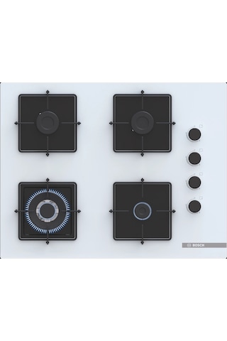 Bosch  HBJ559EW6T - POH7C2P31O - DWK66PJ20T  3D Fry Tepsili 3'lü 629 Beyaz Ankastre Set