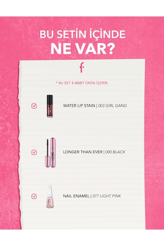 Flormar Clean Girl Makyaj Seti 3'lü