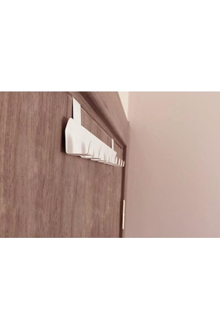 Risingmaber Metal Beyaz Amerikan Kapı Arkası Askılık Organizer Askılık Ve Banyo Kapı Arkası Askılık Mt60b Çok Renkli