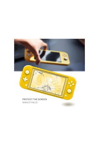 Nintendo Switch Lite Temperli Cam Ekran Koruyucu 9H