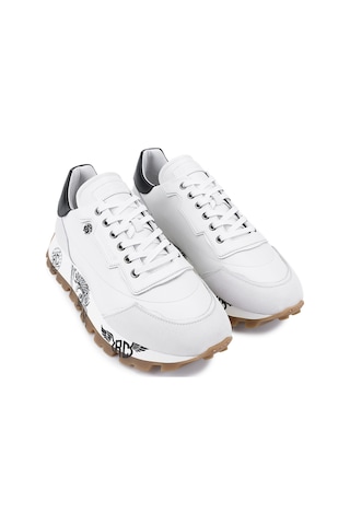 Roberto Cavalli Erkek Hakiki Deri Beyaz Sneakers & Spor Ayakkabı 780 29777 Erk Ayk Sk25-26 Neve Beyaz