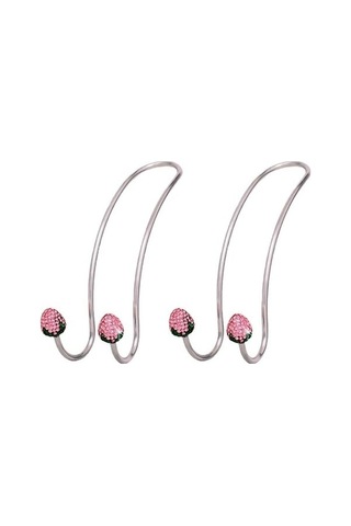 Tongxida Bosphorusboutique Renkli Pembe Metal Koltuk Kancası Kafalık, Evrensel Dz Askı Araba 2 Ey Çok Renkli