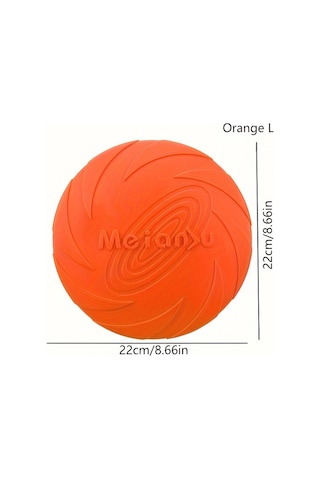 Primepickings 1 Adet Düz Renkli Köpek Eğitim Uçan Diski, Dayanıklı Çiğneme Oyuncağı Mor L