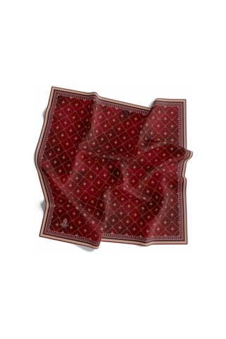 İpekal Mono Organik Pamuk Eşarp - 06247 Bordo