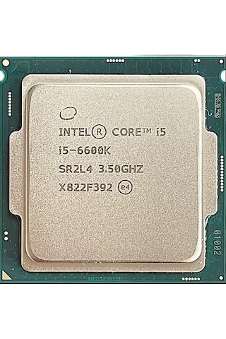 Intel Core İ5-6600k Dört Çekirdek 3.50 Ghz İşlemci Tray
