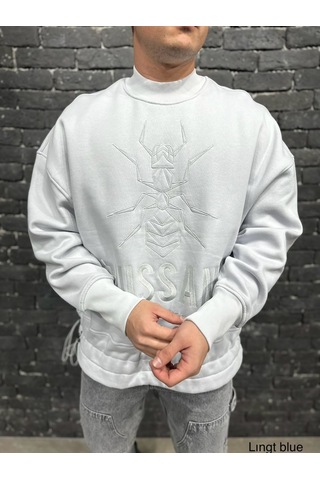 Btstilist Light Blue Sweatshirt Gri