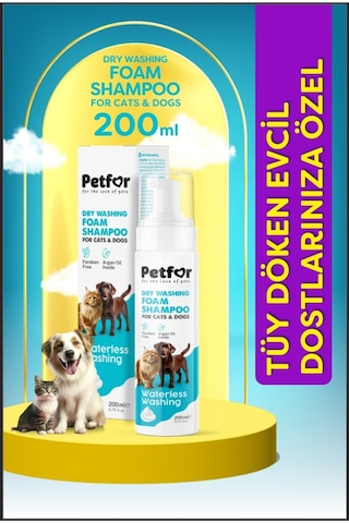Kedi Ve Köpekler İçin Kuru Şampuan 200 Ml