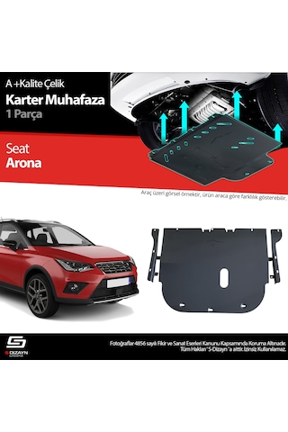 S-dizayn Seat Arona Çelik Karter Muhafaza Koruma 2017 Üzeri A+ Kalite