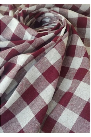 Çok Amaçlı Piknik Masa Örtüsü Sofra Bezi Bordo 150x150