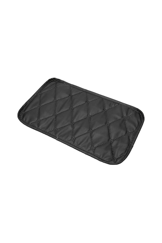 Fosenze Araba Kol Dayama Kutusu Kılıfı Pu Deri Su Geçirmez Toz Proof Esnek Bandlı Evrensel Uyumlu Temizlenmesi Kolay 29x17cm Siyah