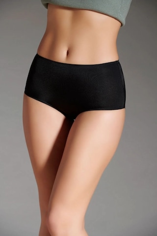 Eros Kadın Lazer Kesim Silikonlu Bato Slip Siyah 001