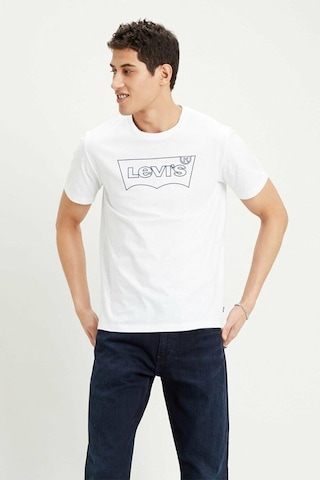Levi's Erkek Bisiklet Yaka Beyaz T-shirt - 22489-0334 Beyaz