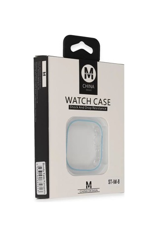 Movenchy Apple Watch Uyumlu 45mm Bondy Kasa Koruyucu - Sierra Blue Diğer