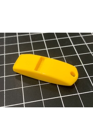 129db Özel Üretim Düdük Spor Düdüğü Gri