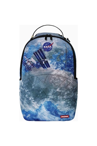 Sprayground Nasa Uluslararası Uzay Istasyonu Dlxr Sırt Çantası, Şık & Dayanıklı Mavi