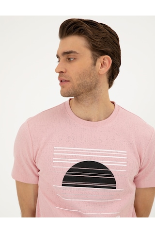 Pierre Cardin Erkek Açık Pembe Tişört 50285390-vr078 Açık Pembe